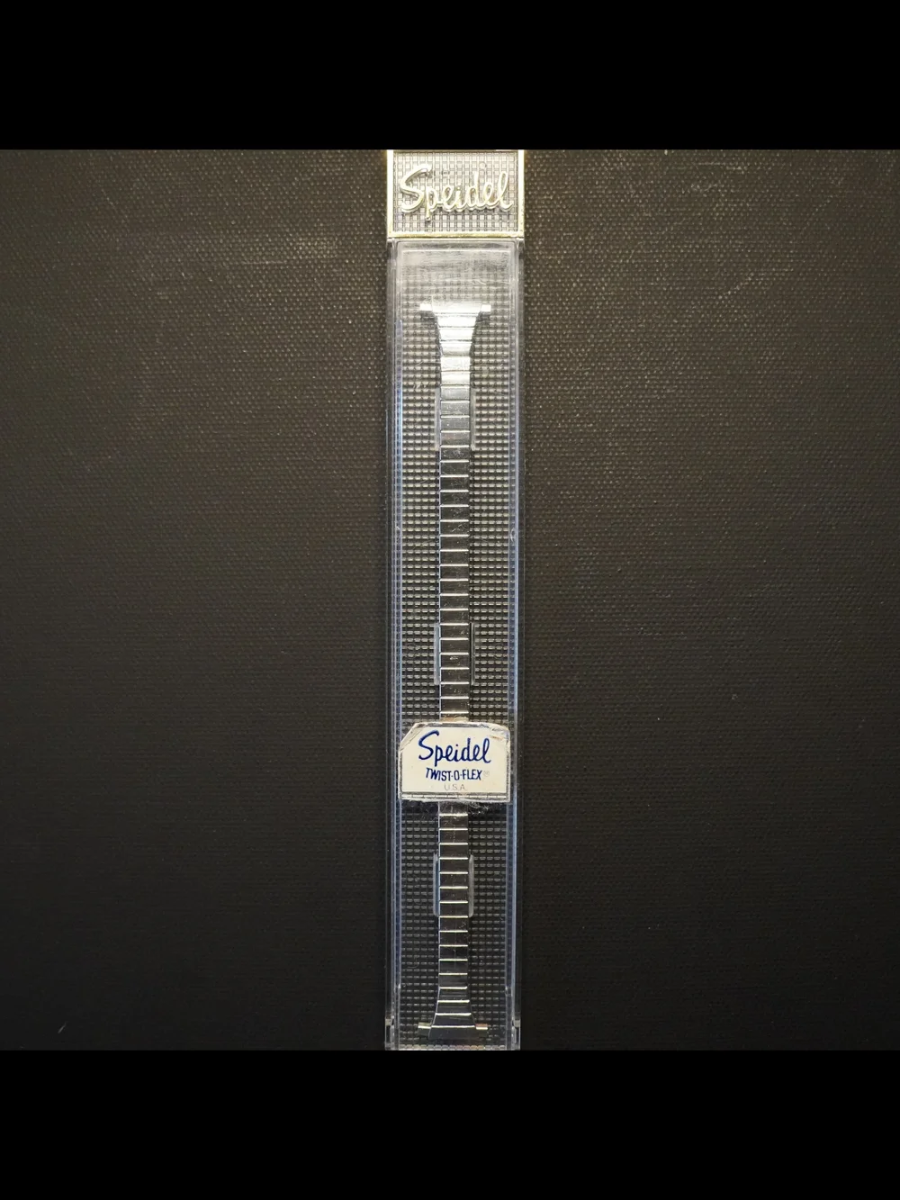 NOS Speidel Twist-O-Flex USA Gold Tone Expansion Watch Band 10mm to 14mm